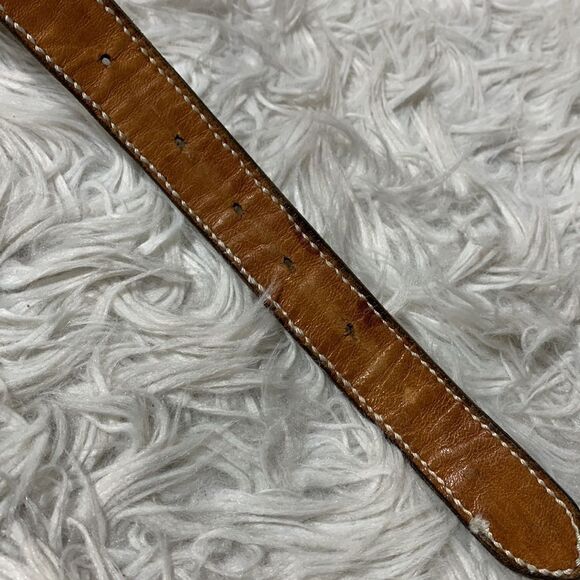 COLORFUL vibrant embroidered leather belt UNISEX - Picture 5 of 8